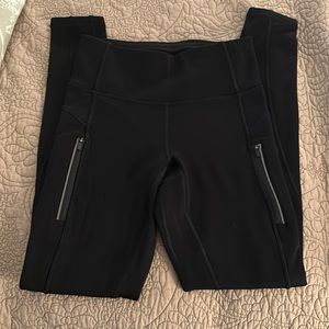 Athleta Polrtec Fleece Lined Leggings